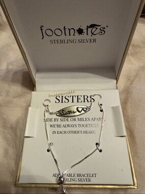 Sterling Silver Adjustable Bracelet NWT